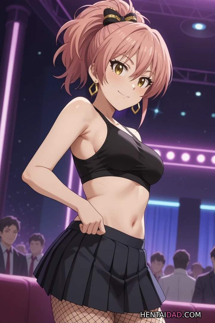 Mika Jougasaki Strip Club Extra Money | The Idolmaster