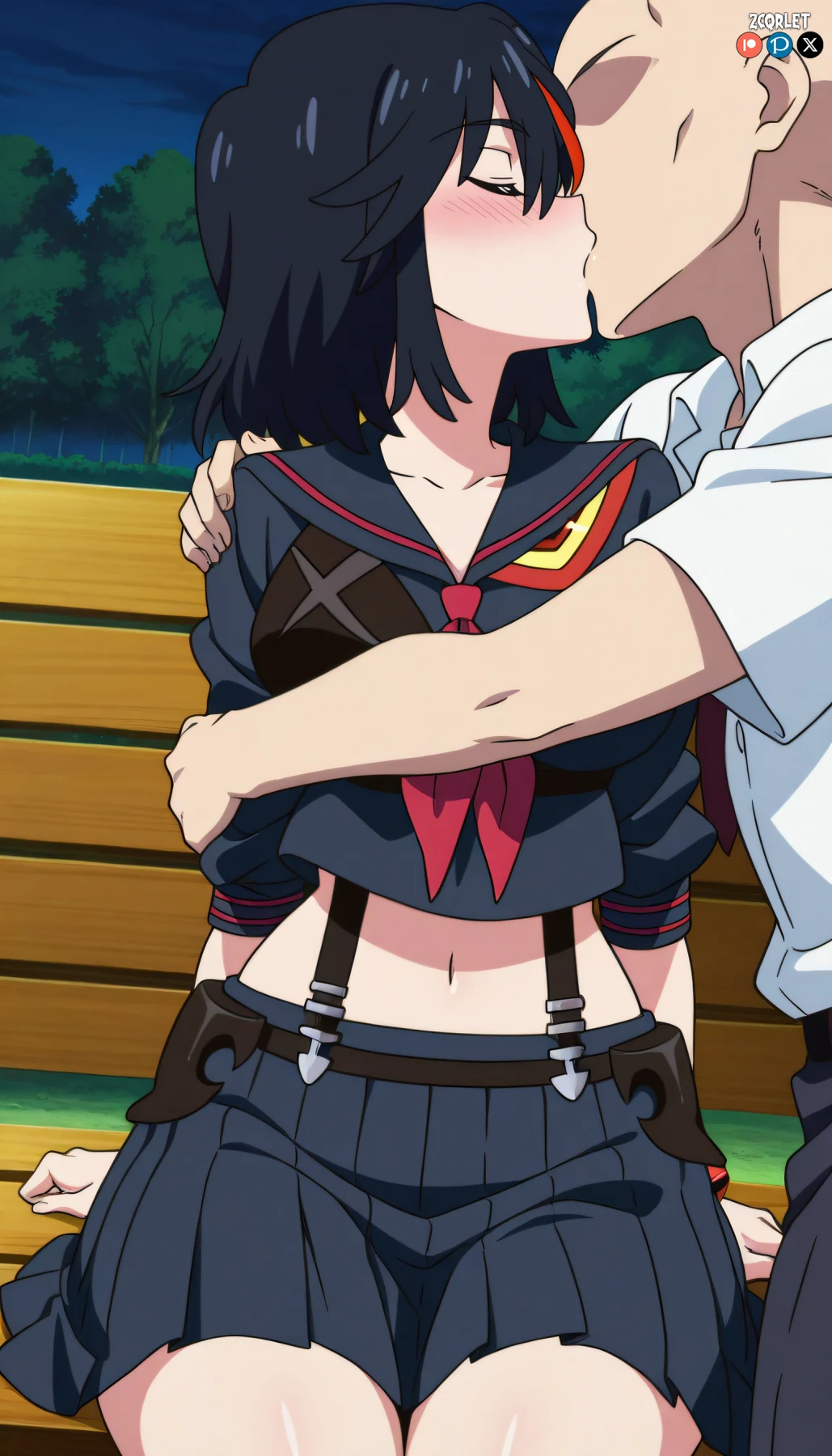 Ryūko Matoi -request- Hentai by Zcqrlet - Uncensored - Hentai Image 2