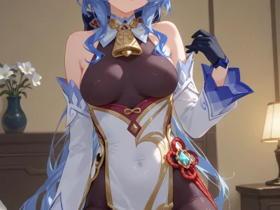 Ganyu x Aether Sex by Amane