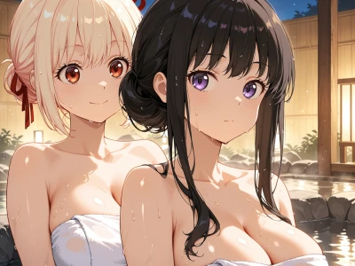 Chisato x Takina Sex by edosynf