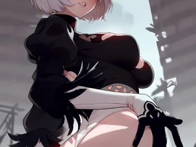 Fucktality - 2B - Nier: Automata Sex by Nutality