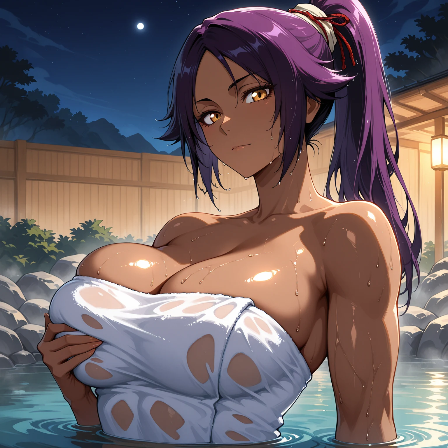 Yoruichi in onsen Hentai by edosynf - Uncensored - Hentai Image 2
