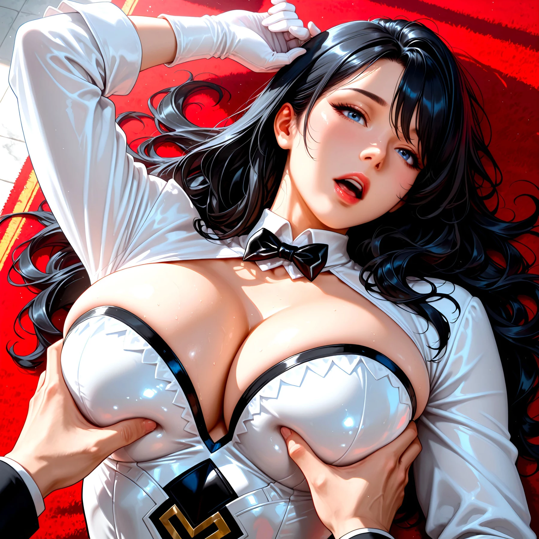 Zatanna - Wanna See Where I Hide My Wand? Hentai by Allure Diffusion - Uncensored - Hentai Image 10