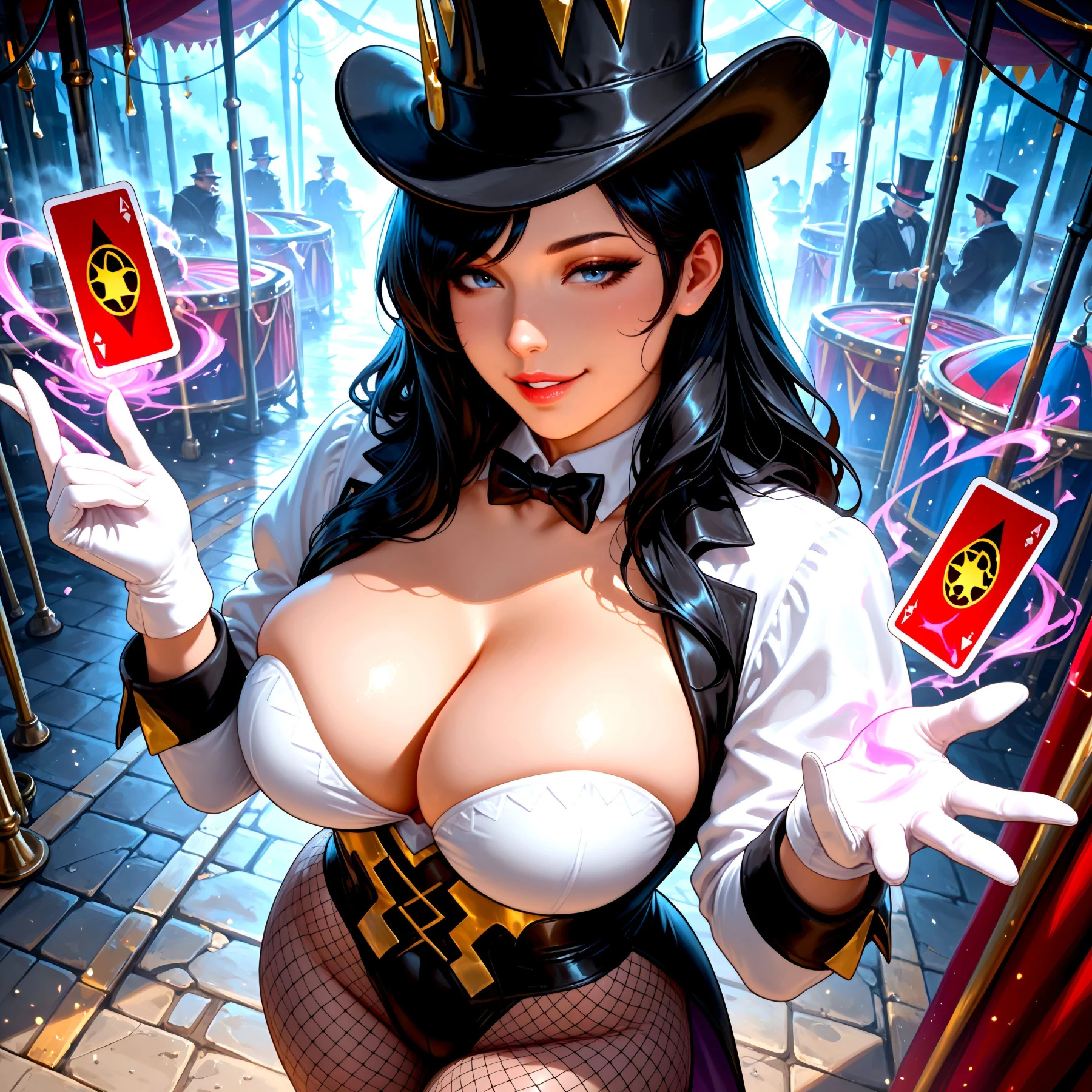 Zatanna - Wanna See Where I Hide My Wand? Hentai by Allure Diffusion - Uncensored - Hentai Image 3