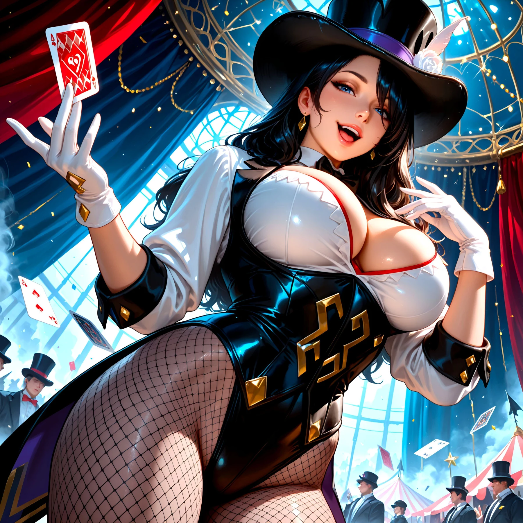 Zatanna - Wanna See Where I Hide My Wand? Hentai by Allure Diffusion - Uncensored - Hentai Image 4