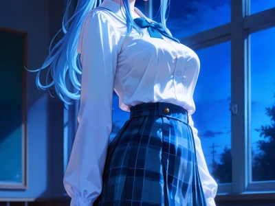 Ami Tsuruga - Goddess Cafe terrace - NSFW Sex by WaifuVibesAI