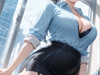 Hazuki Ren - Office Lady Sex by rine_ai