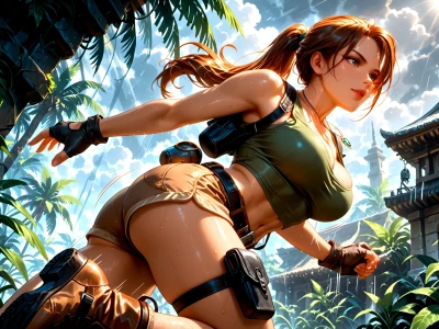 Lara Croft - Jungle fever Sex by Allure Diffusion
