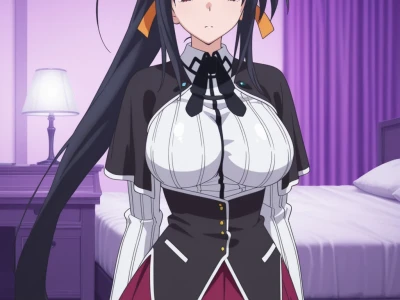 Akeno Himejima 姫島朱乃 Sex by IWD AI