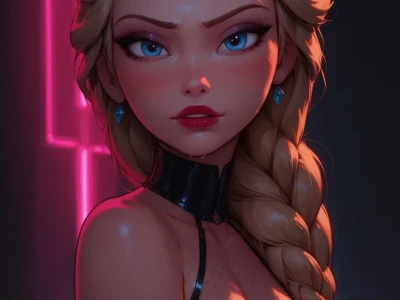 Elsa as a stripper Sex by DreamFrameAI