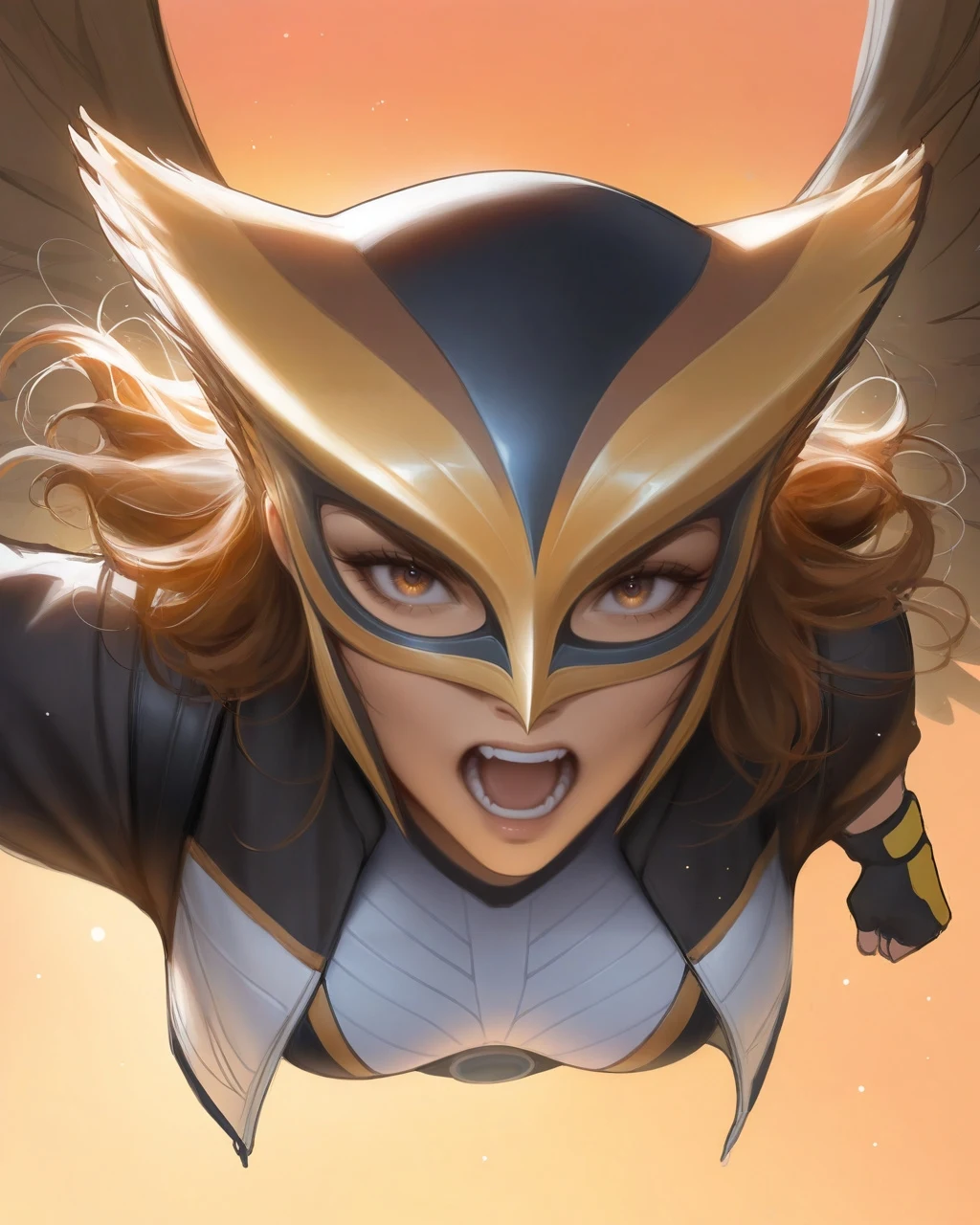 Hawkgirl + Green Lantern Hentai by Penguih AI Art - Uncensored - Hentai Image 11