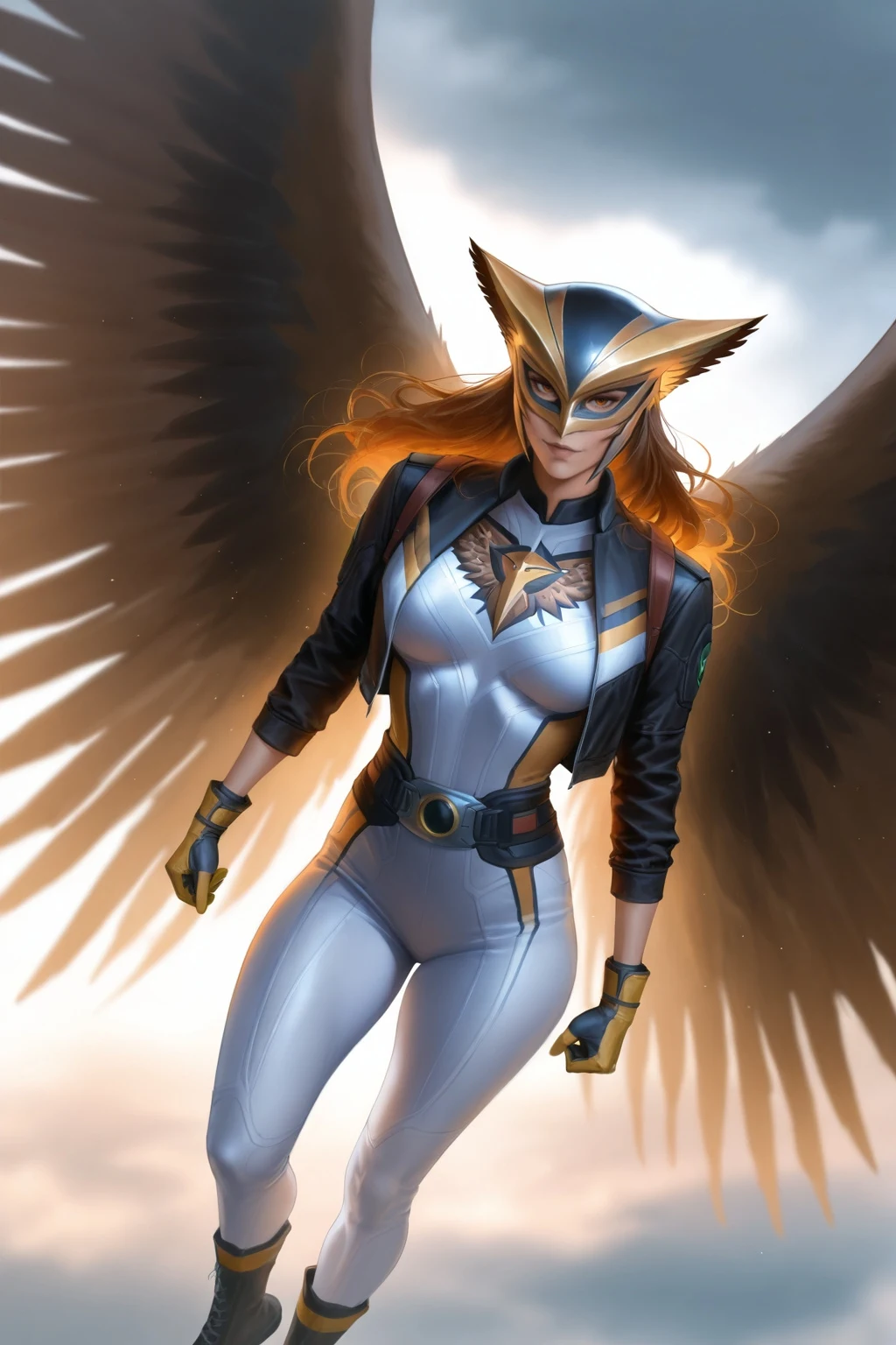 Hawkgirl + Green Lantern Hentai by Penguih AI Art - Uncensored - Hentai Image 14