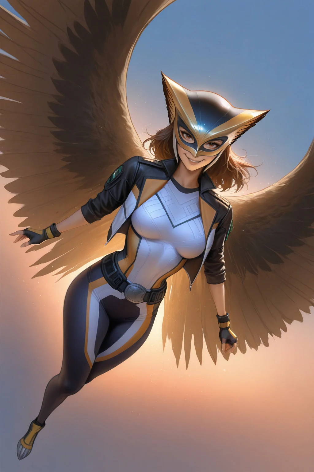 Hawkgirl + Green Lantern Hentai by Penguih AI Art - Uncensored - Hentai Image 19