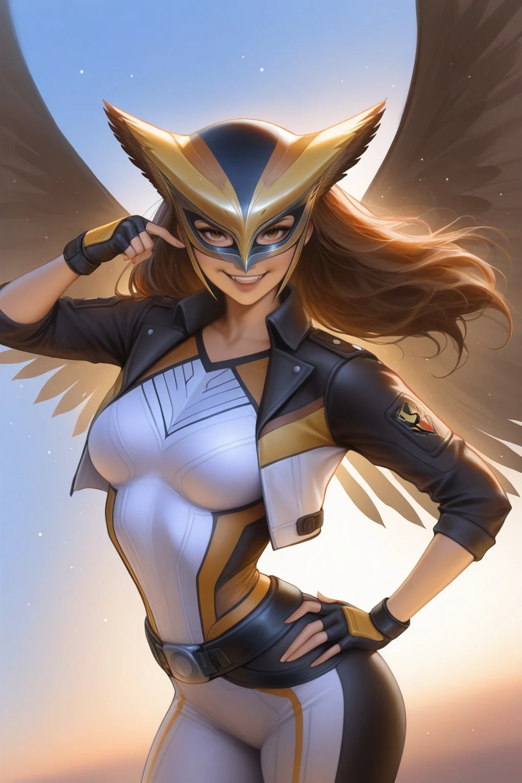 Hawkgirl + Green Lantern Hentai by Penguih AI Art - Uncensored - Hentai Image 22