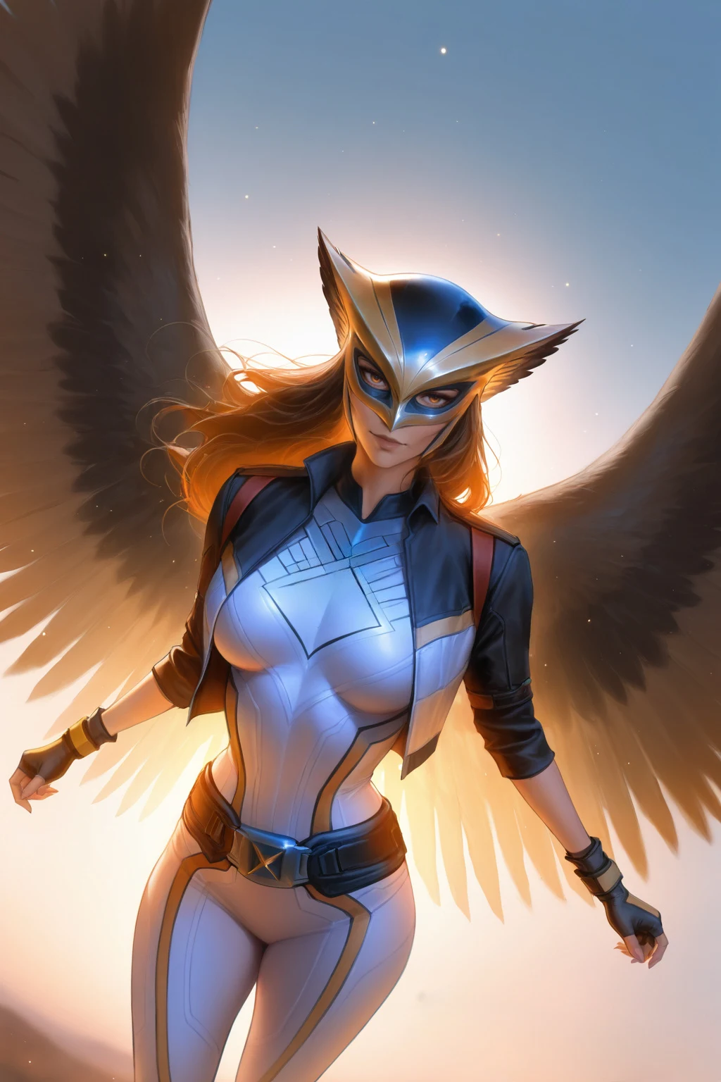 Hawkgirl + Green Lantern Hentai by Penguih AI Art - Uncensored - Hentai Image 4