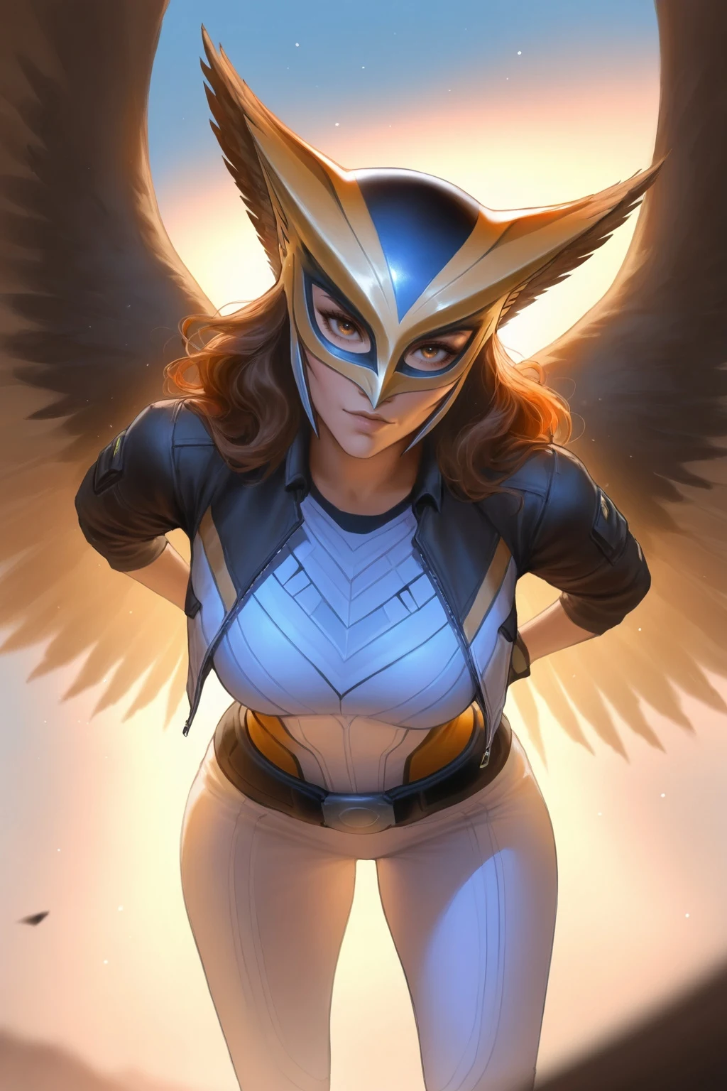 Hawkgirl + Green Lantern Hentai by Penguih AI Art - Uncensored - Hentai Image 5