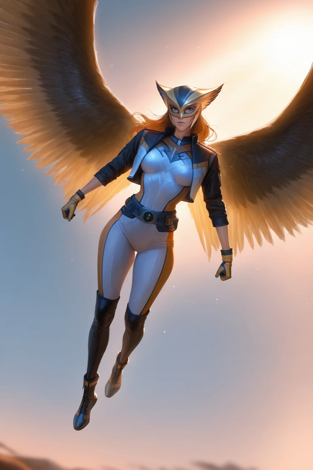 Hawkgirl + Green Lantern Hentai by Penguih AI Art - Uncensored - Hentai Image 6