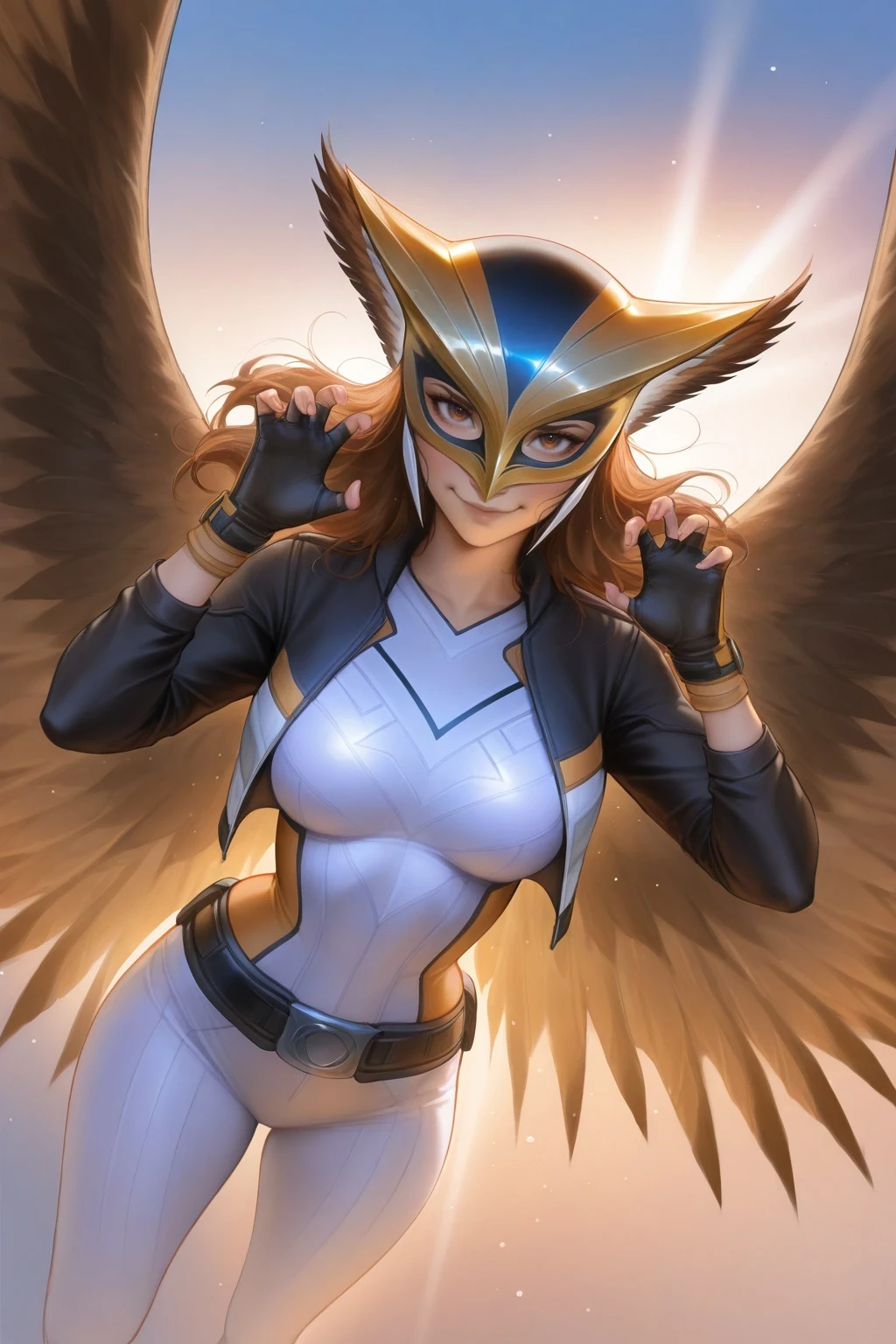 Hawkgirl + Green Lantern Hentai by Penguih AI Art - Uncensored - Hentai Image 8