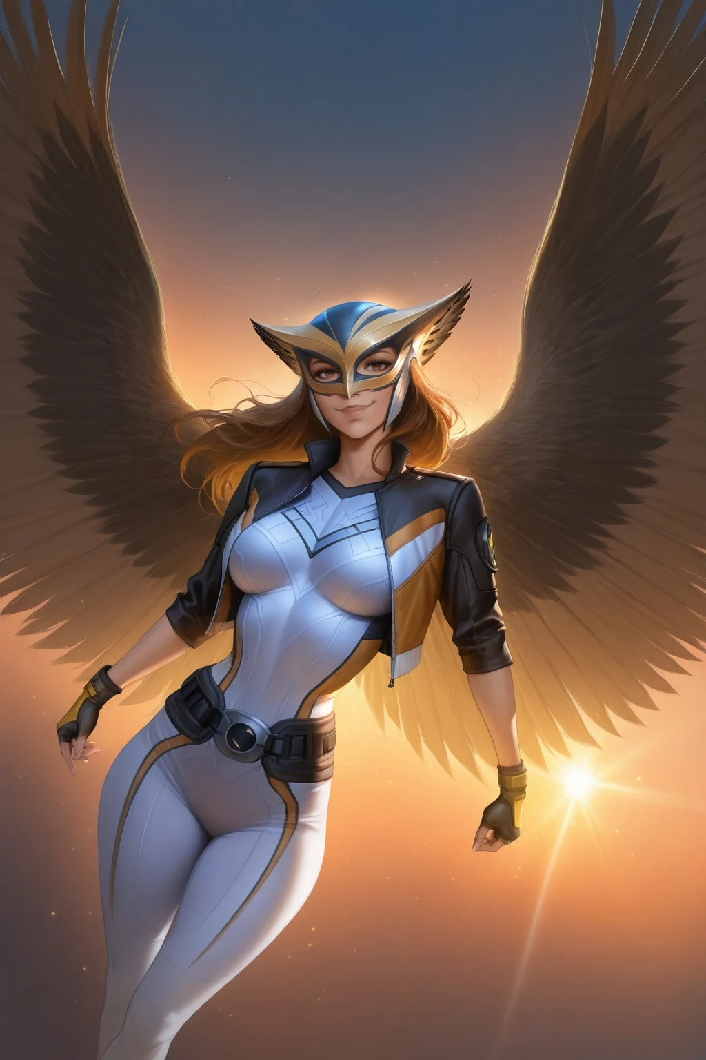 Hawkgirl + Green Lantern Hentai by Penguih AI Art - Uncensored - Hentai Image 9
