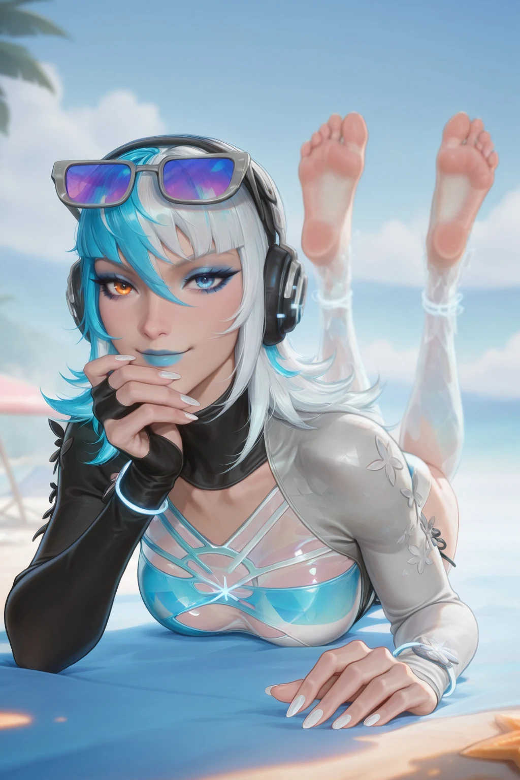Luna Snow - Cool Summer Hentai by Penguih AI Art - Uncensored - Hentai Image 88
