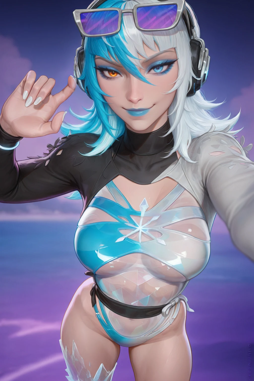 Luna Snow - Cool Summer Hentai by Penguih AI Art - Uncensored - Hentai Image 14