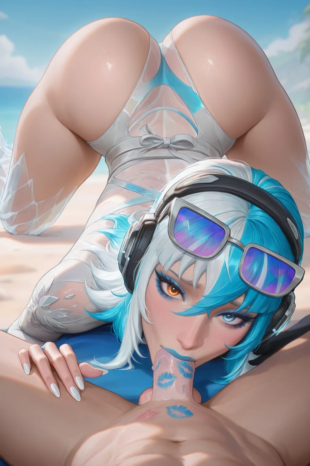 Luna Snow - Cool Summer Hentai by Penguih AI Art - Uncensored - Hentai Image 52