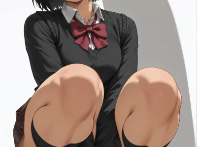 Mikasa Ackerman | cosplay student Hentai by Dax AI - Uncensored