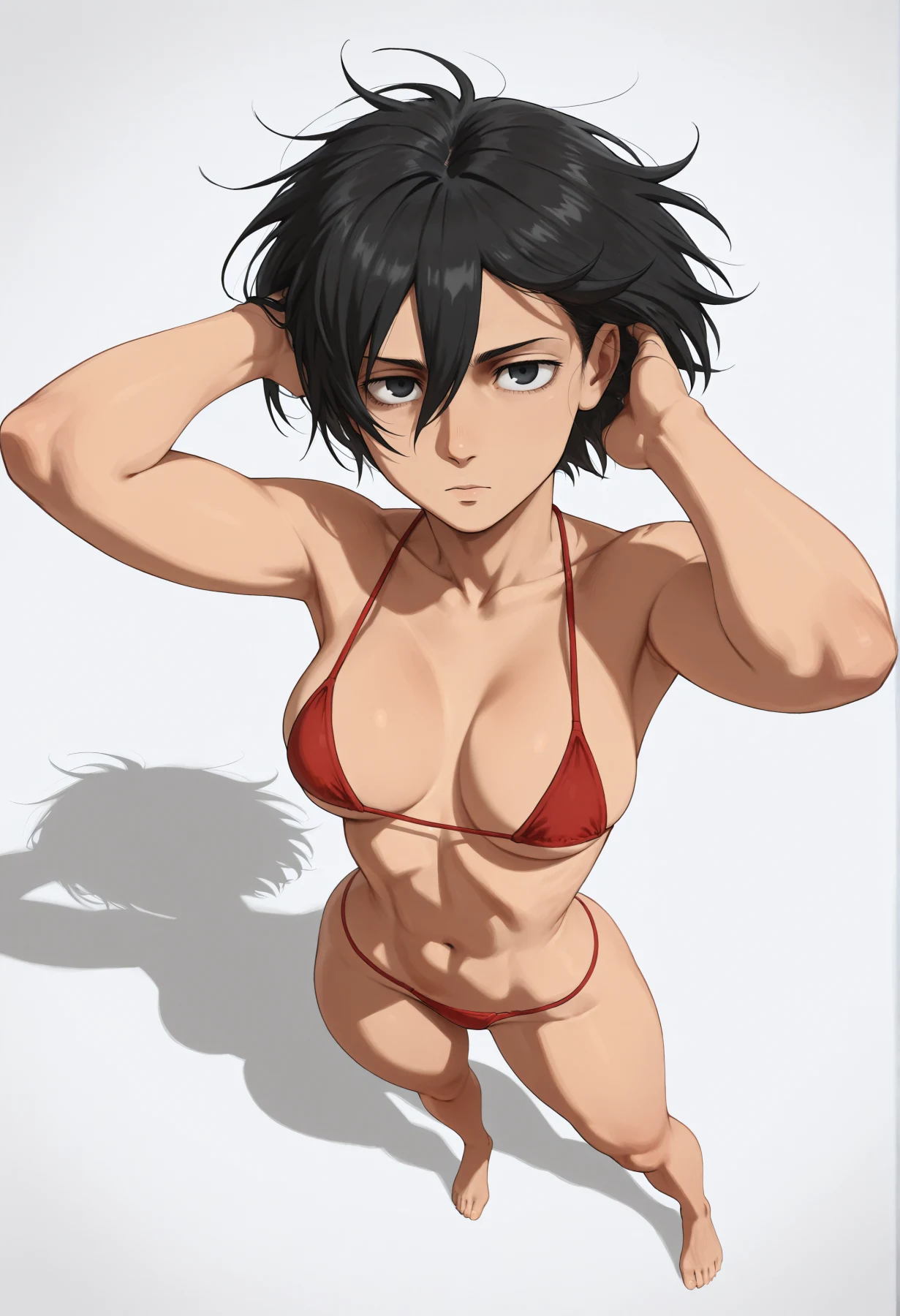 Mikasa Ackerman | cosplay student Hentai by Dax AI - Uncensored - Hentai Image 18