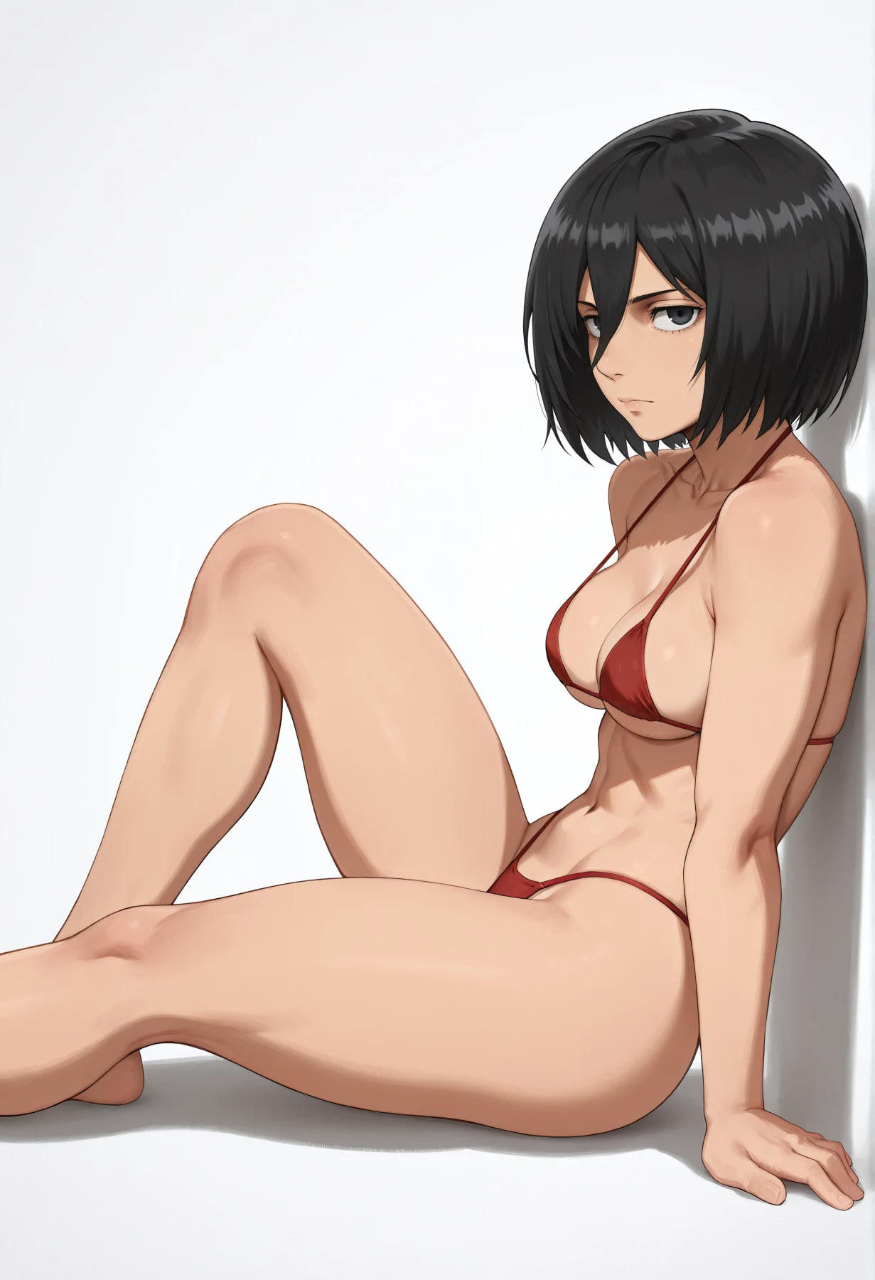 Mikasa Ackerman | cosplay student Hentai by Dax AI - Uncensored - Hentai Image 19