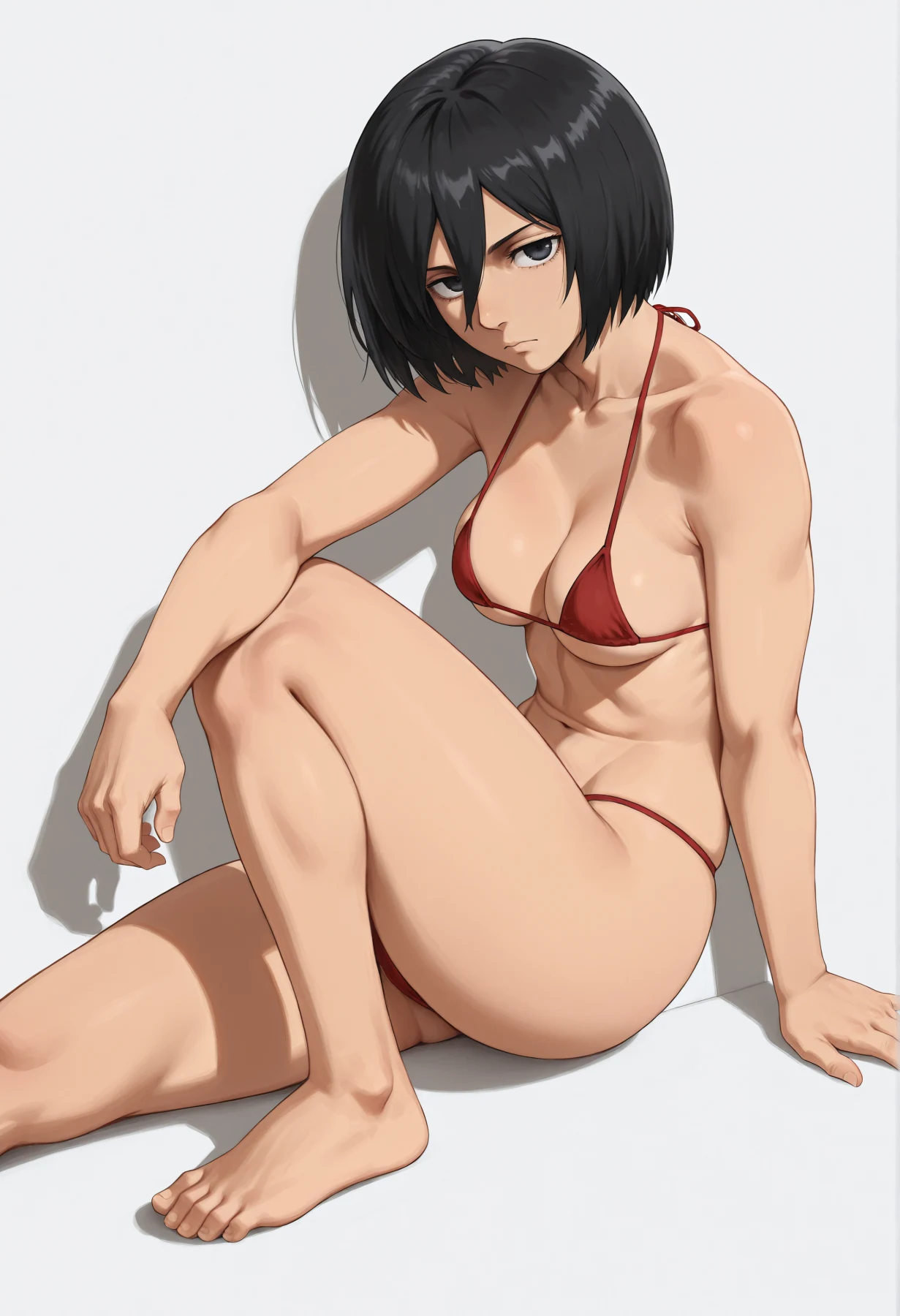 Mikasa Ackerman | cosplay student Hentai by Dax AI - Uncensored - Hentai Image 20