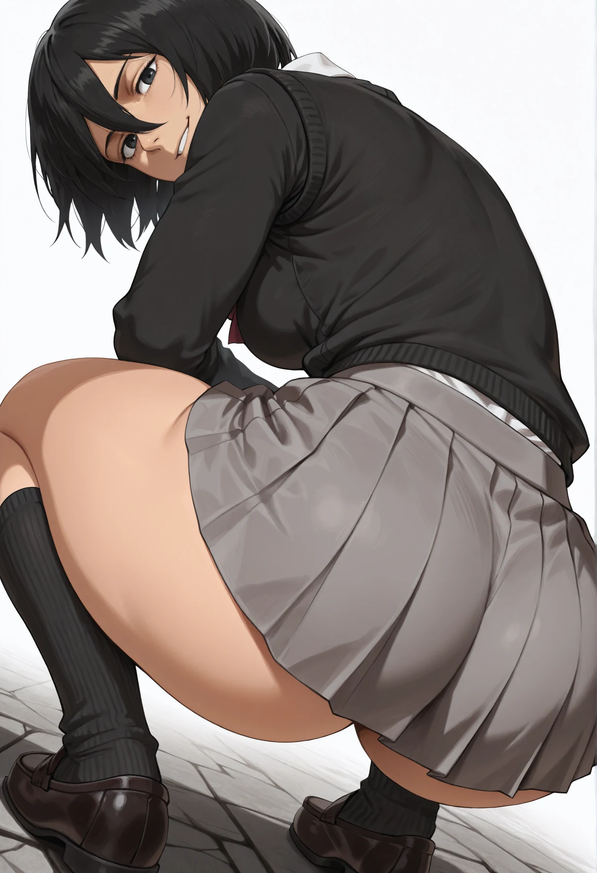Mikasa Ackerman | cosplay student Hentai by Dax AI - Uncensored - Hentai Image 3