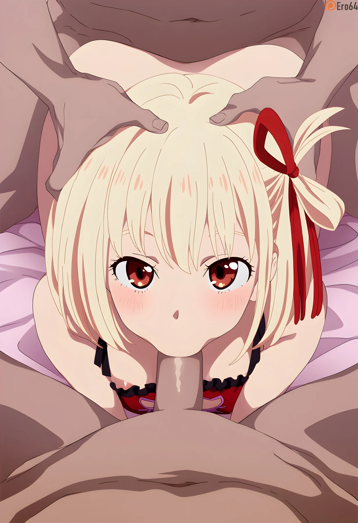 Nishikigi Chisato - Cat Lingerie Hentai by Ero64 - Uncensored - Hentai Image 28