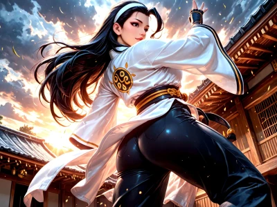 Chizuru Kagura - sweaty and dangerous Sex by Allure Diffusion