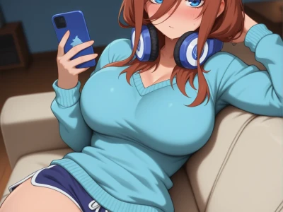 Miku Nakano | rerun character Sex by Dax AI