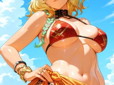 Mommy Xilonen Day off at the beach🔥🔞 – 21 Images - Mommy Hentai