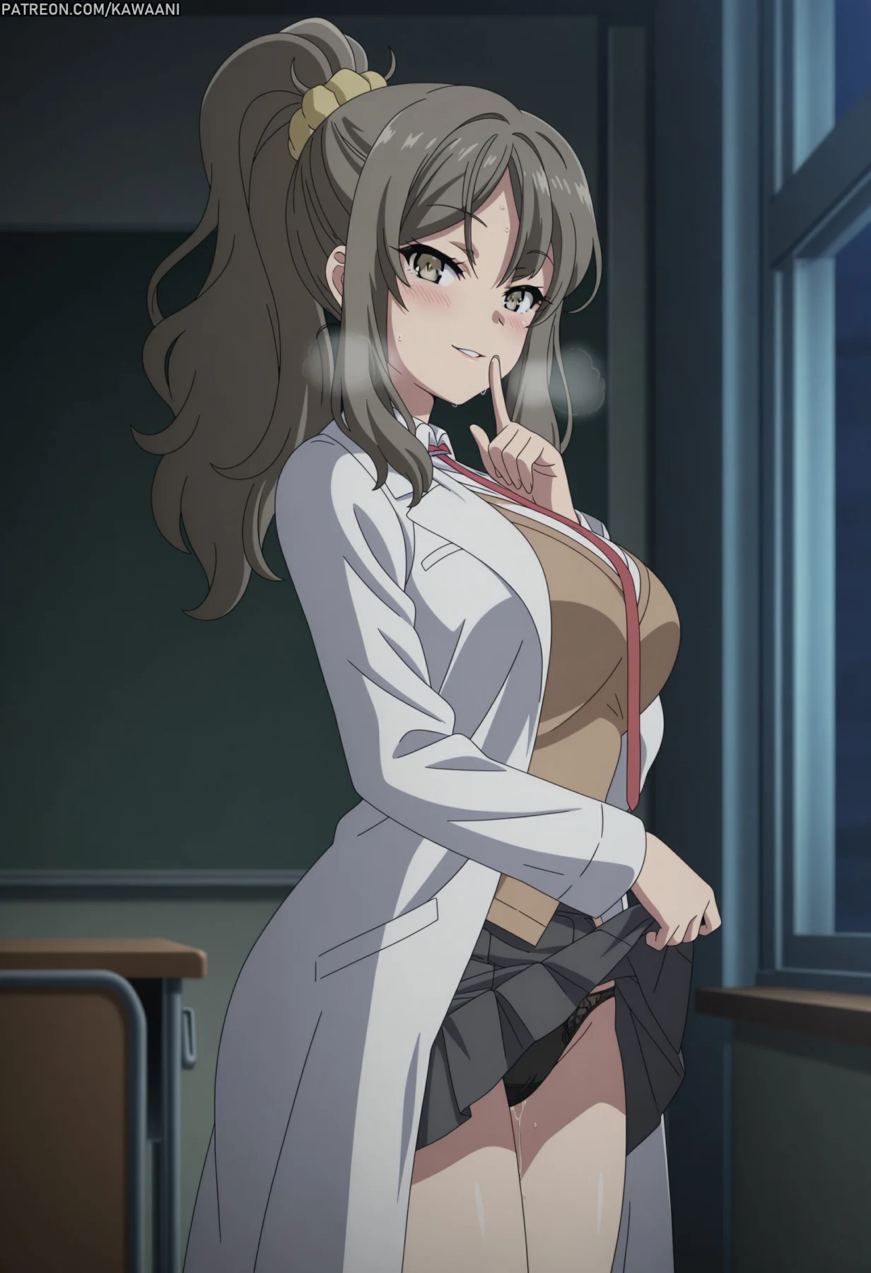 Rio Futaba | Rascal Does Not Dream of Bunny Girl Senpai 100P Hentai by Kawaani - Uncensored - Hentai Image 4