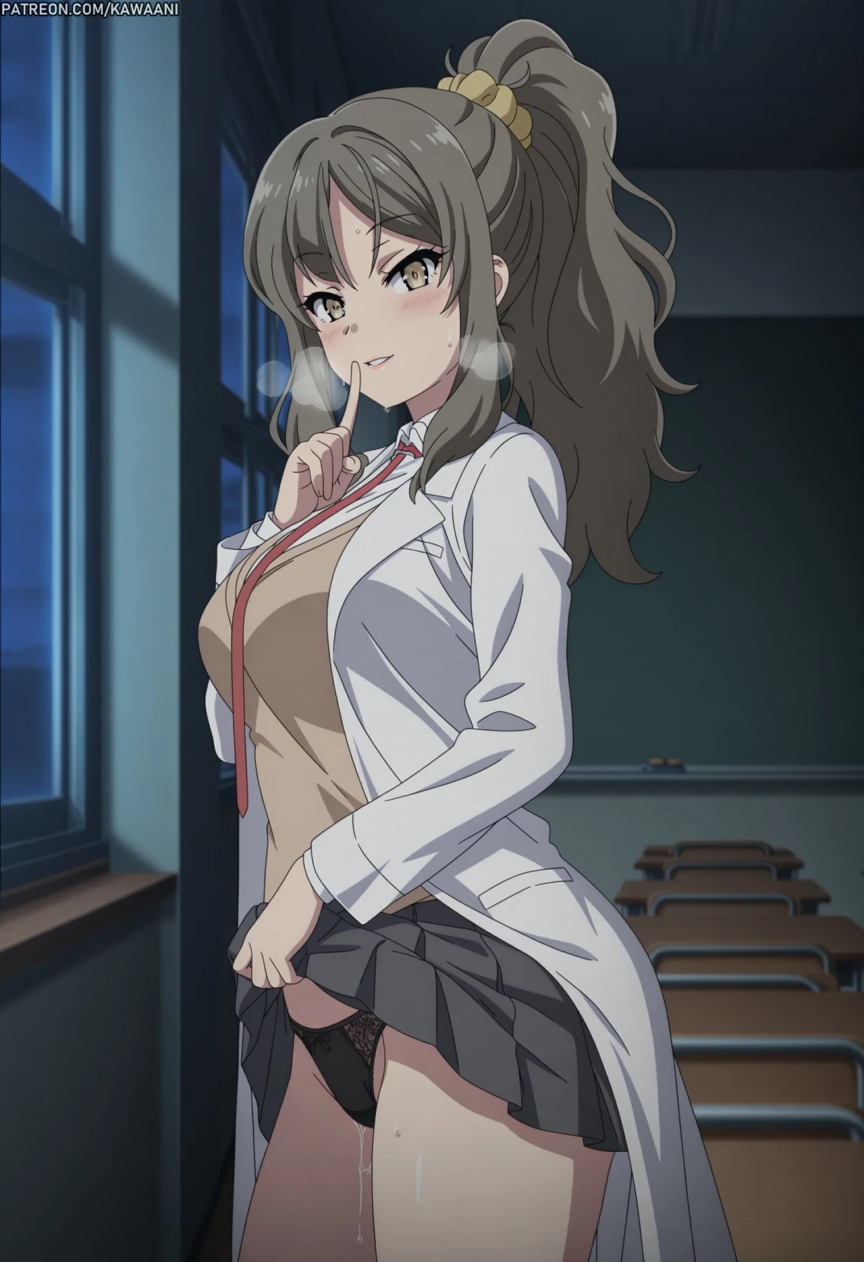 Rio Futaba | Rascal Does Not Dream of Bunny Girl Senpai 100P Hentai by Kawaani - Uncensored - Hentai Image 5