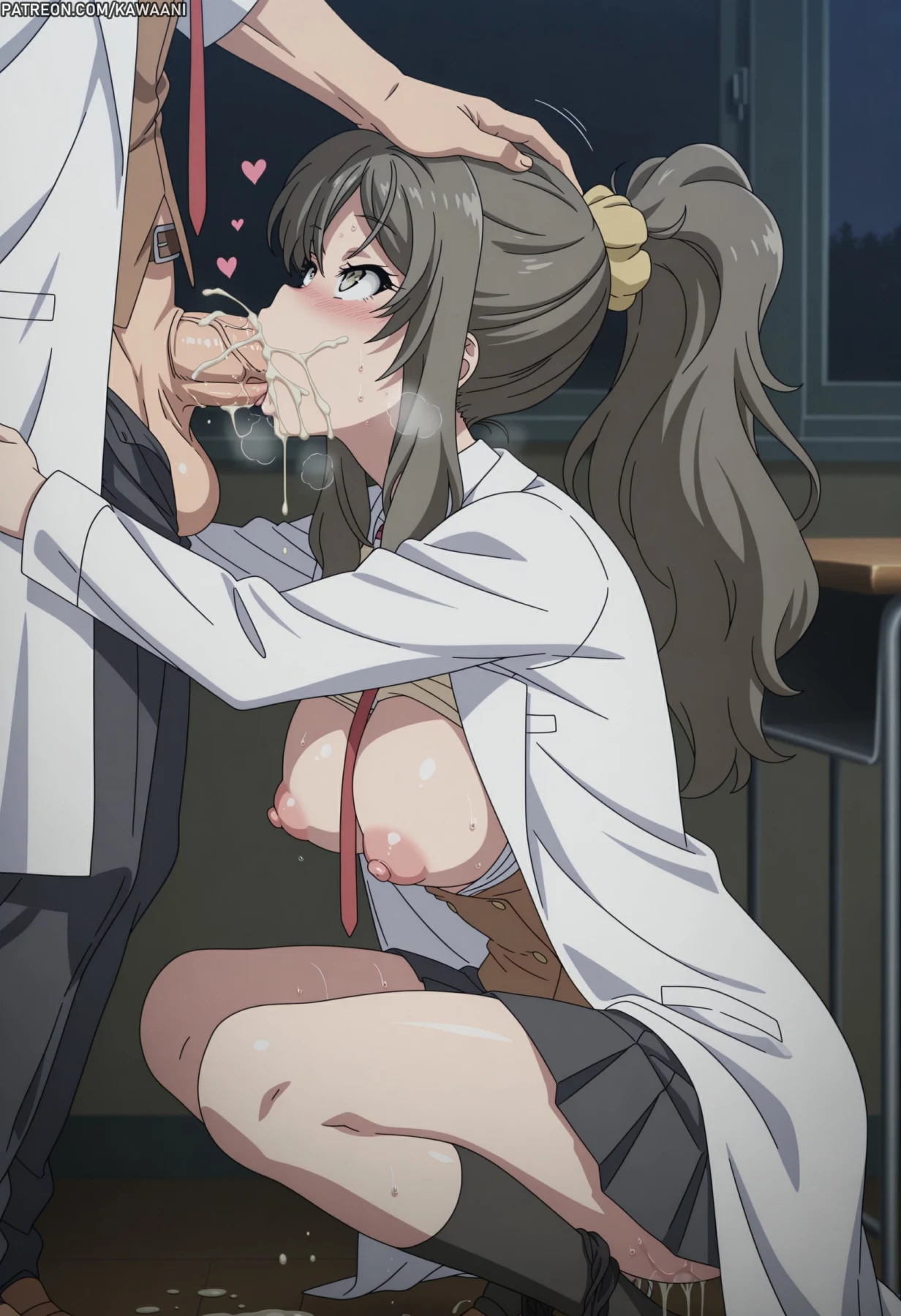 Rio Futaba | Rascal Does Not Dream of Bunny Girl Senpai 100P Hentai by Kawaani - Uncensored - Hentai Image 74