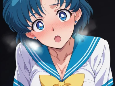 Ami Mizuno / Sailor Mercury - Sailor Moon 💙 Hentai by Primer AI - Uncensored