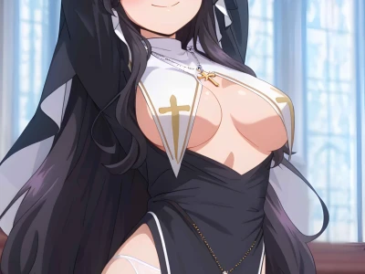 ♡ Kaoruko Waguri - Nun ♡ Sex by Ero64