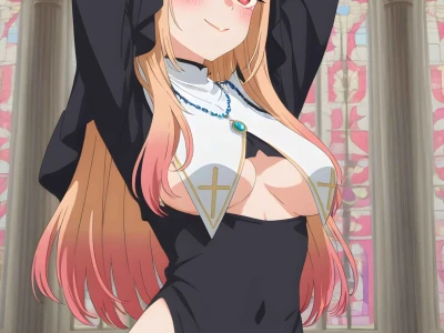 ♡ Marin Kitagawa - Nun♡ Sex by Ero64