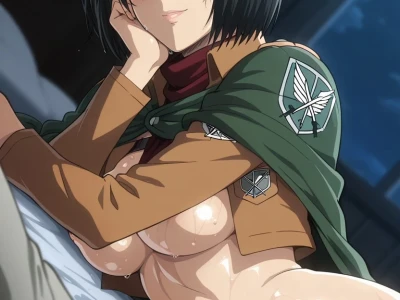 Mikasa Ackerman - Attack on Titan 🖤 Sex by Primer AI