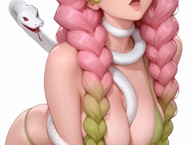 Mitsuri Kanroji + Obanai Iguro Sex by Penguih AI Art