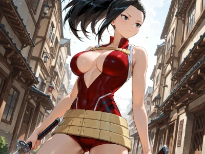 Momo Yoayorozu Sex by RizzenWolf