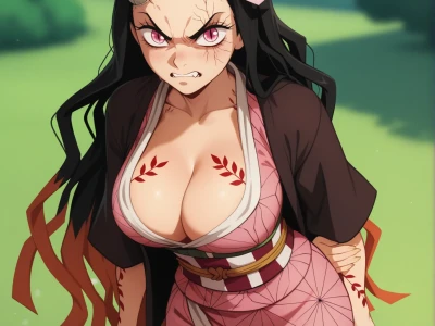 Nezuko Kamado | Kimetsu no Yaiba 🩸🔥 Sex by Dax AI