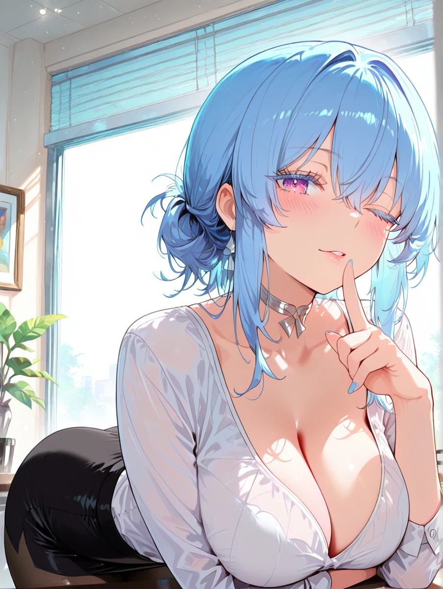 Office Girl Shorekeeper | Wuthering Waves Hentai by Crank - Uncensored - Hentai Image 122