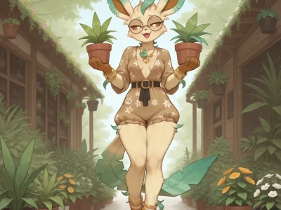 Florist Leafeon Sex by RizzenWolf