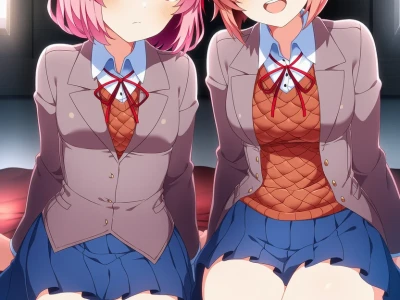 Natsuki and Sayori - Doki Doki Literature Club