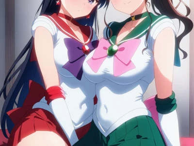 Sailor Mars and Sailor Jupiter - A Force in Tandem