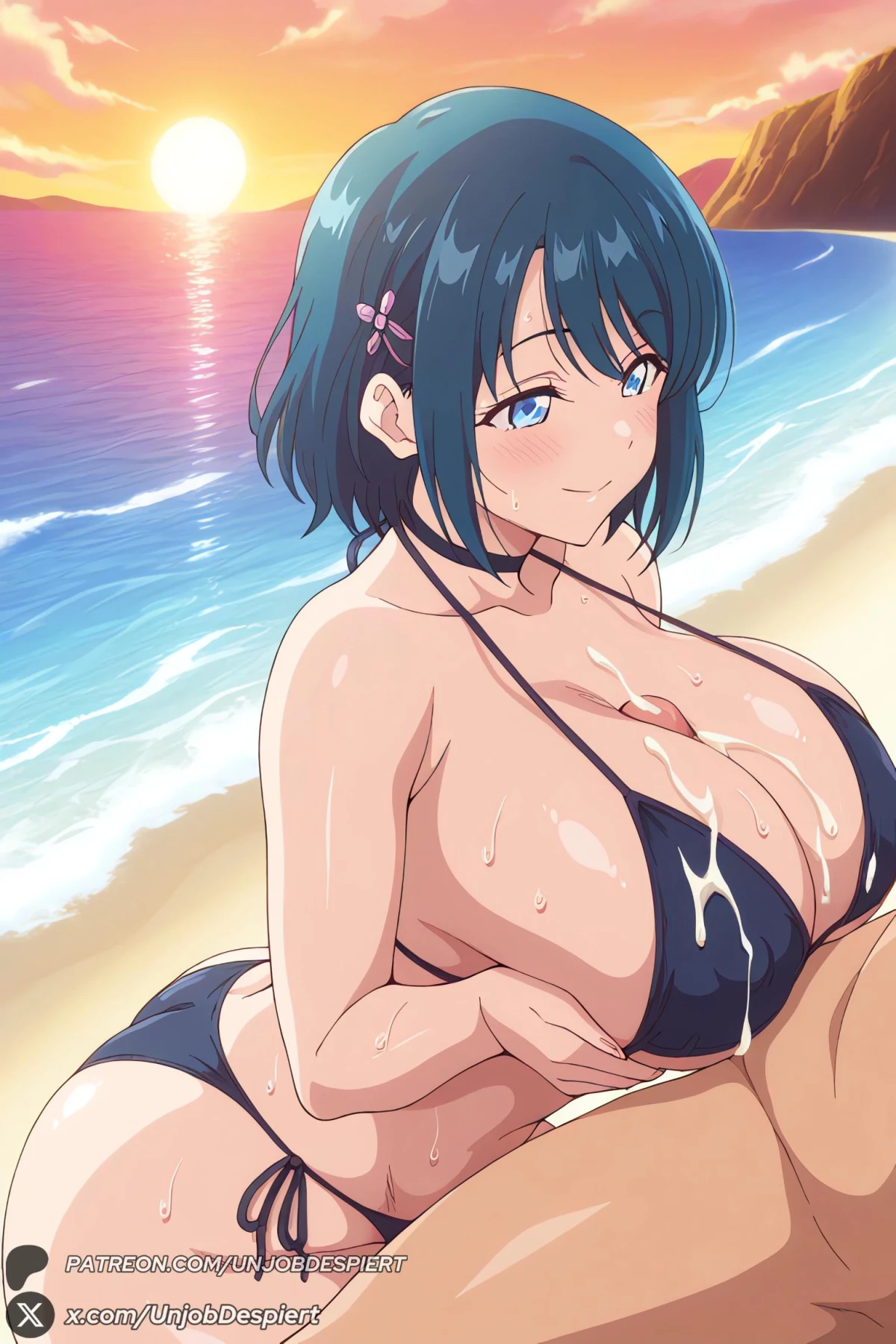 Shio Minamo | You Can't Be In a Rom-Com + ZIP Hentai by UnjobDespiert - Uncensored - Hentai Image 129